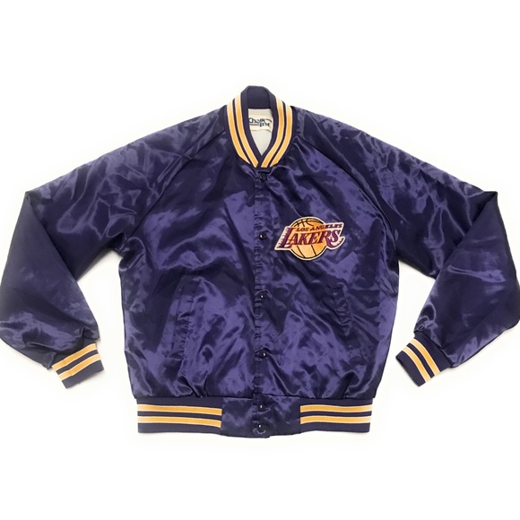 lakers satin jacket